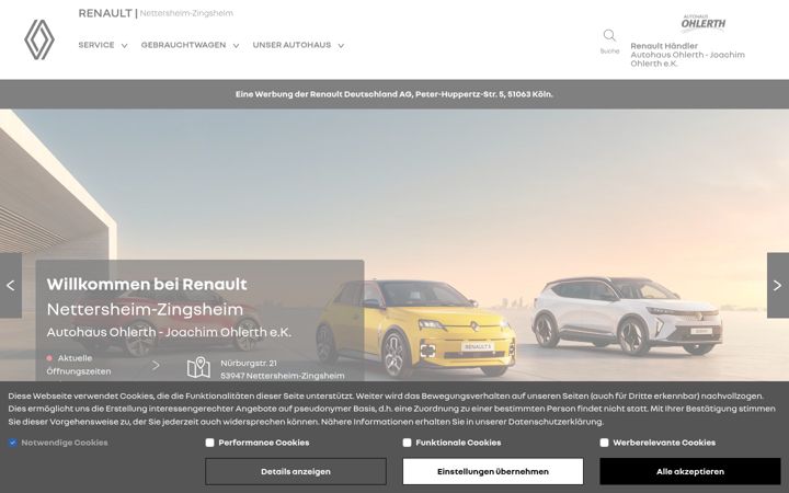 Screenshot of renault-ohlerth-nettersheim.de