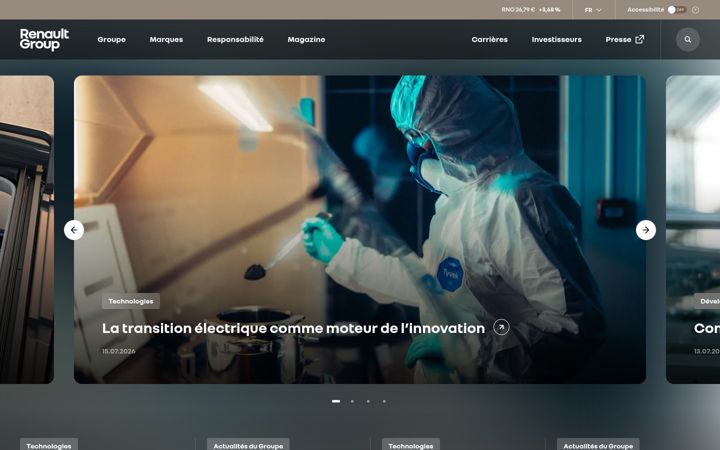 Screenshot ta' renault.com