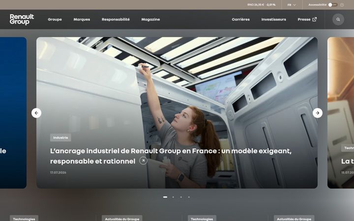 Ekrānuzņēmums no renaultgroup.com