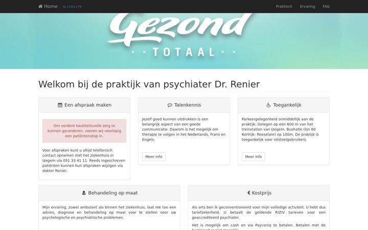 Screenshot di renierpsychiatrie.be