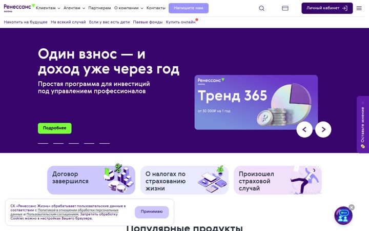 Screenshot of renlife.com