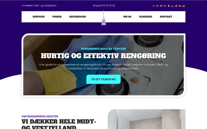 Screenshot of renmaster.dk