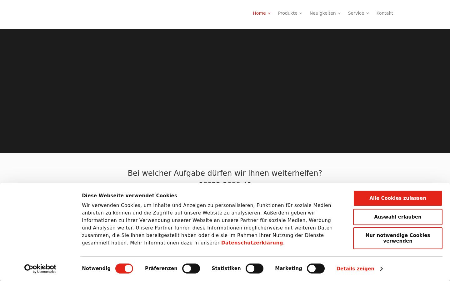 Screenshot tal-banner tal-kunsens muri qabel kwalunkwe interazzjoni