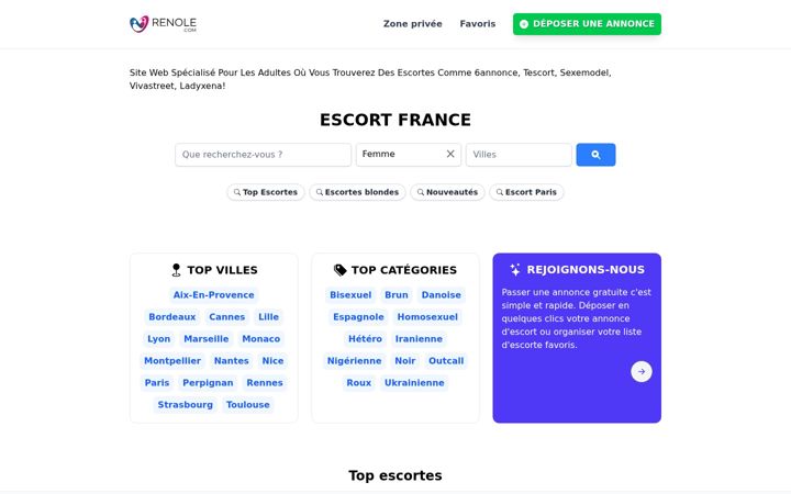 Screenshot of renole.com