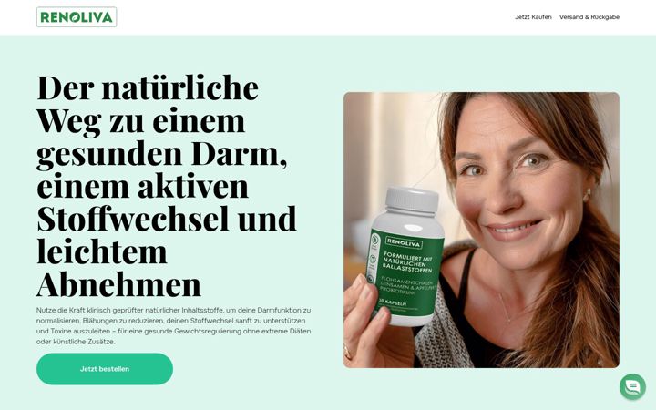 Screenshot von renoliva.com