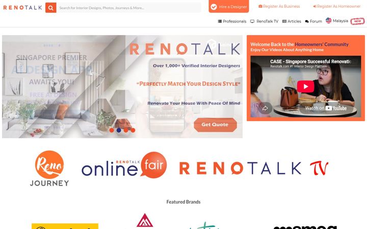 Screenshot of renotalk.com