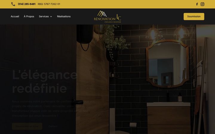 Screenshot of renovationlc.com