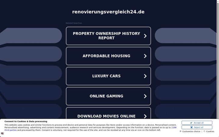 Screenshot of renovierungsvergleich24.de