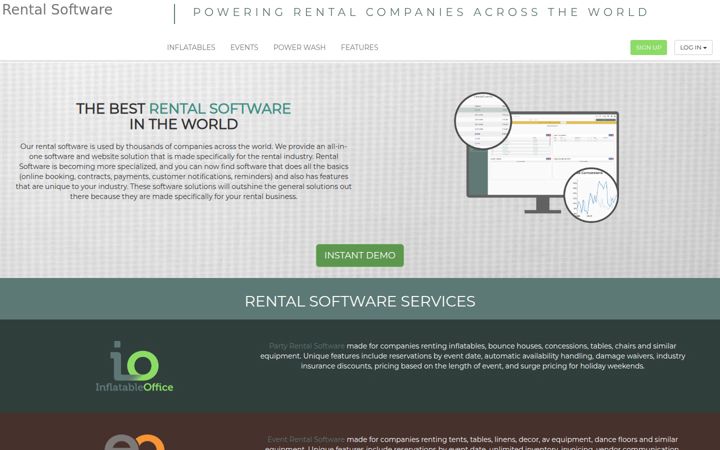 Screenshot of rental.software