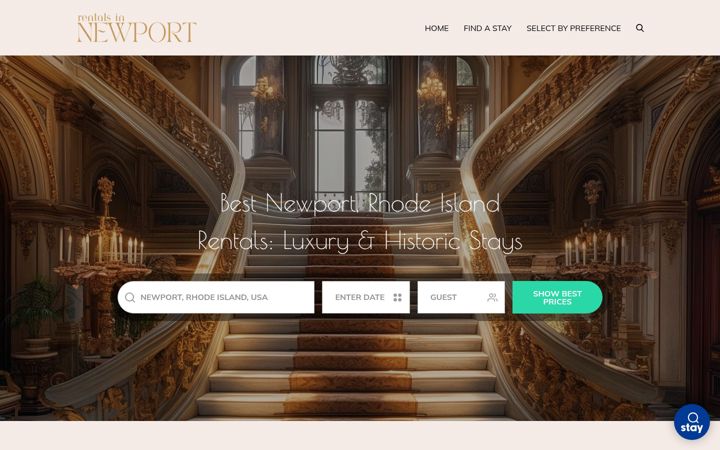 Screenshot di rentalsnewport.com