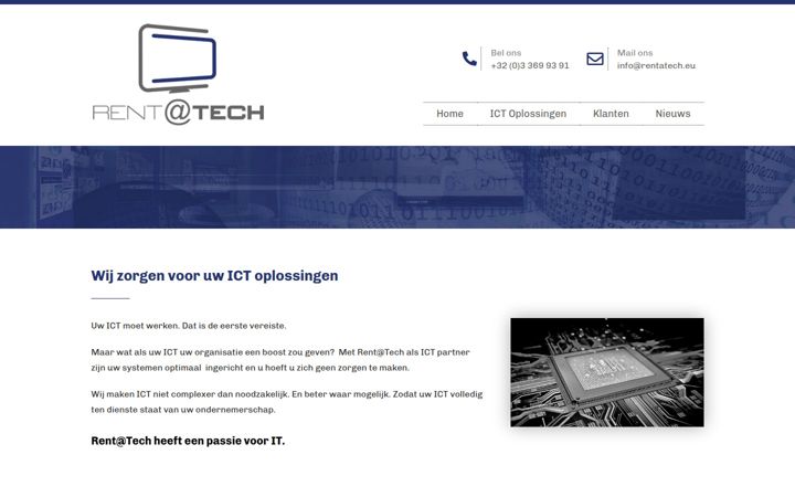 Kuvakaappaus sivustosta rentatech.eu
