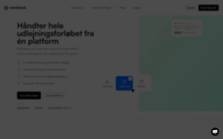 Ekraanipilt saidist rentdesk.dk