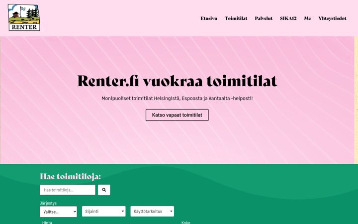 Ekraanipilt saidist renter.fi