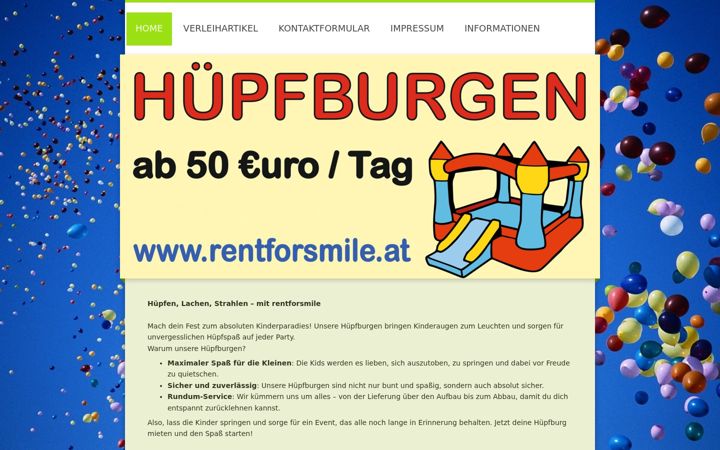 Snímek obrazovky rentforsmile.at