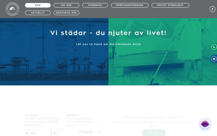 Skärmbild av renthusstockholm.se