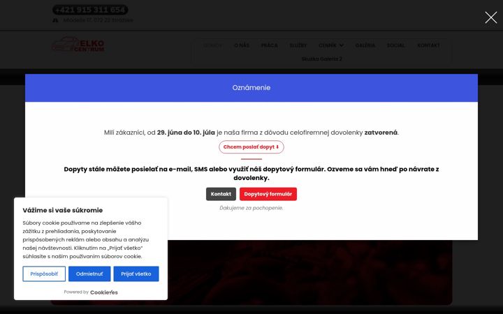 Screenshot van repasprevodoviek.sk