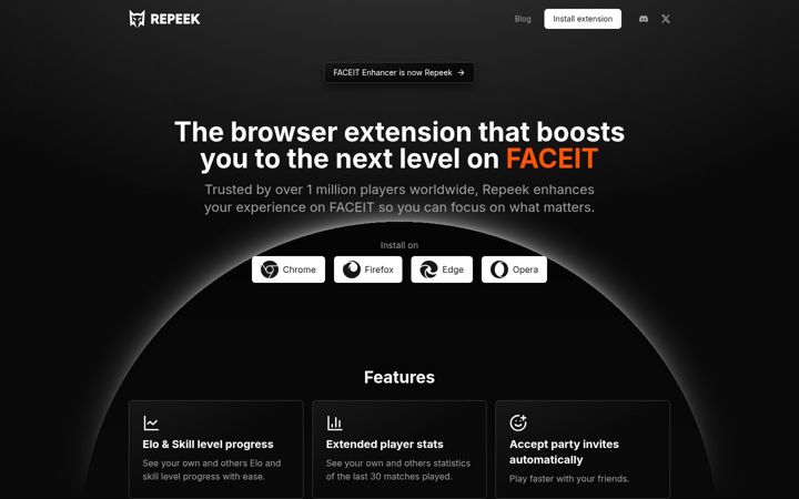 Screenshot of repeek.gg