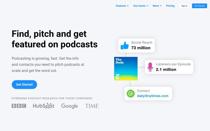 Screenshot of rephonic.com