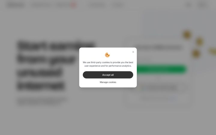Posnetek zaslona repocket.co