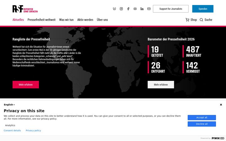 Screenshot of reporter-ohne-grenzen.de