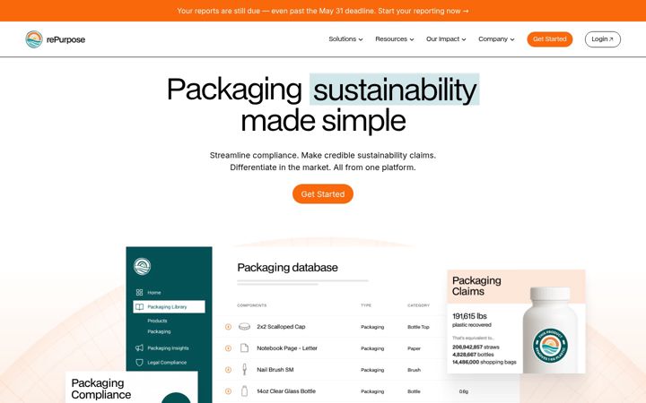 Screenshot of repurpose.global