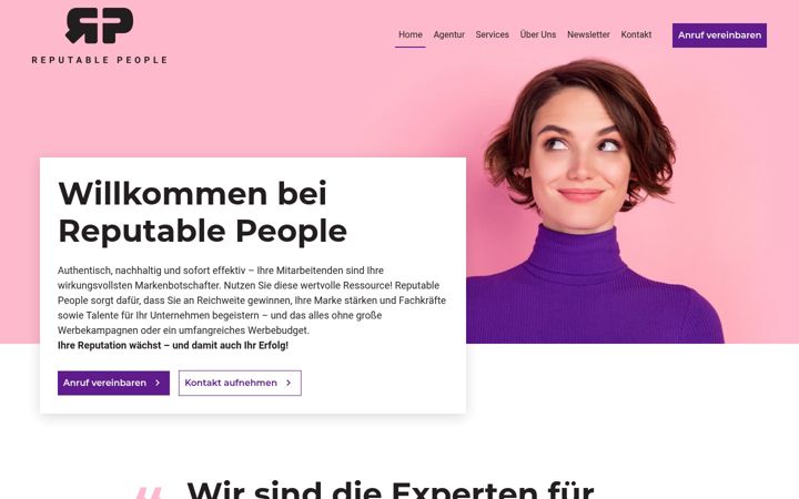Skjermbilde av reputablepeople.de
