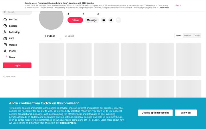 Screenshot of rer.lol