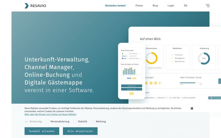 Screenshot of resavio.com