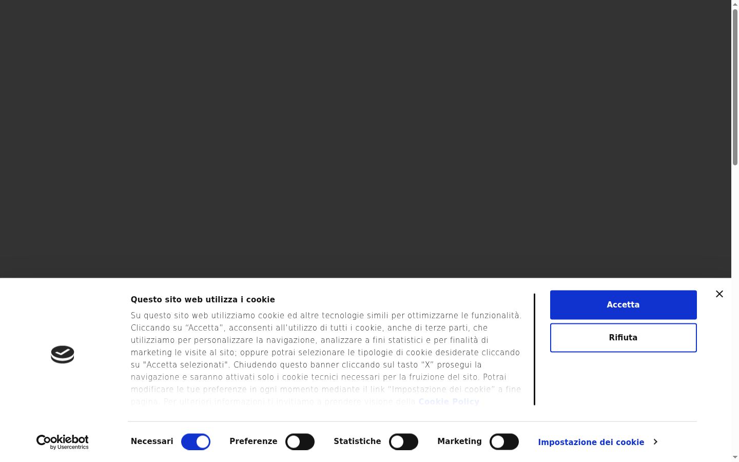 Snímka obrazovky banera súhlasu zobrazeného pred akoukoľvek interakciou