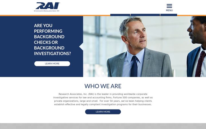 Screenshot of researchassociatesinc.com