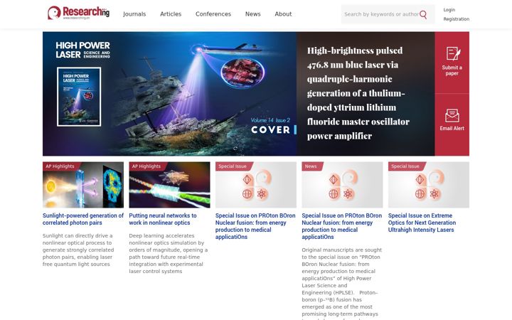 Posnetek zaslona researching.cn
