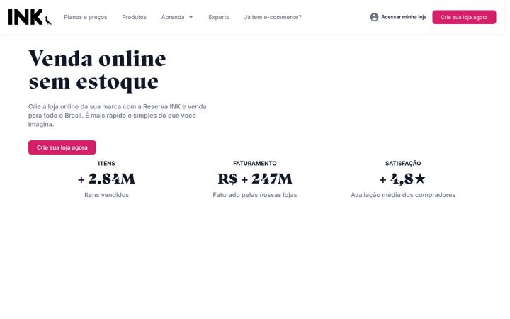 Screenshot of reserva.ink