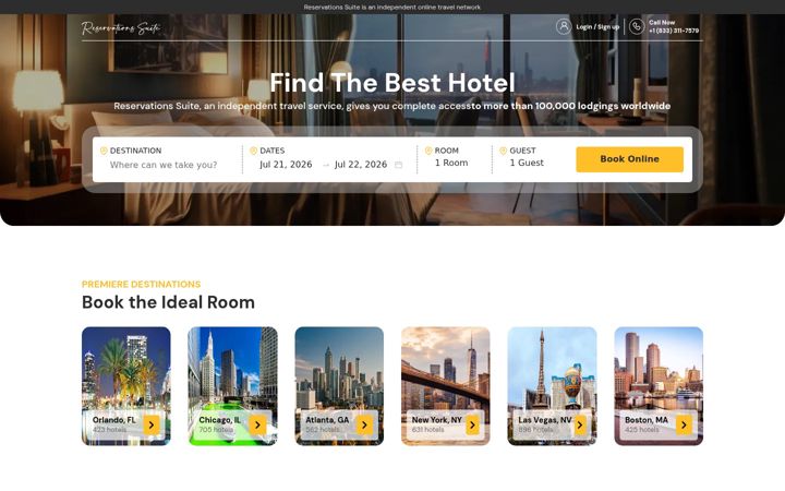 Screenshot του reservationsuites.com