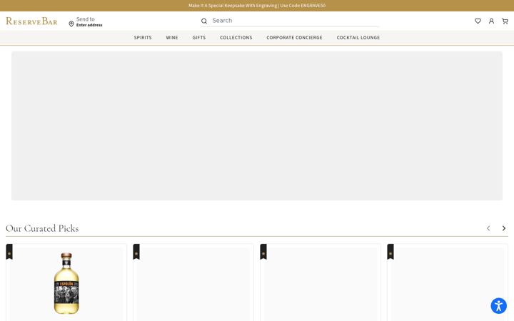 Screenshot of reservebar.com