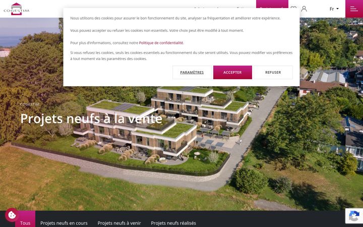 Screenshot di residencedesjoncs.ch