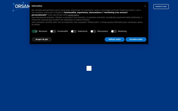 Zrzut ekranu residenceorsaminore.com
