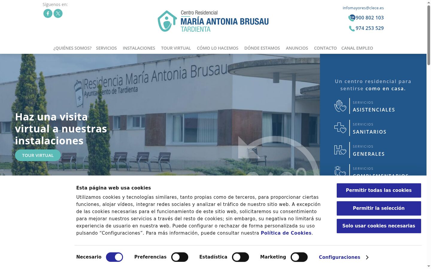 Screenshot tal-banner tal-kunsens muri qabel kwalunkwe interazzjoni