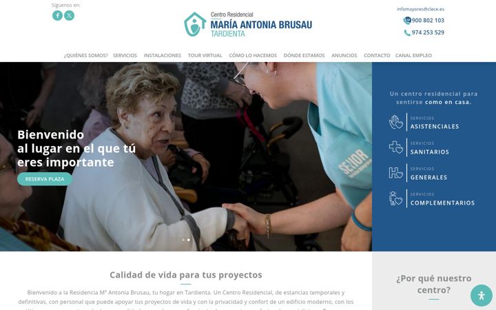 Screenshot of residenciatardienta.com
