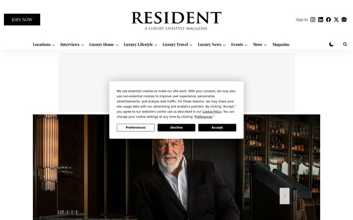 Screenshot of resident.com