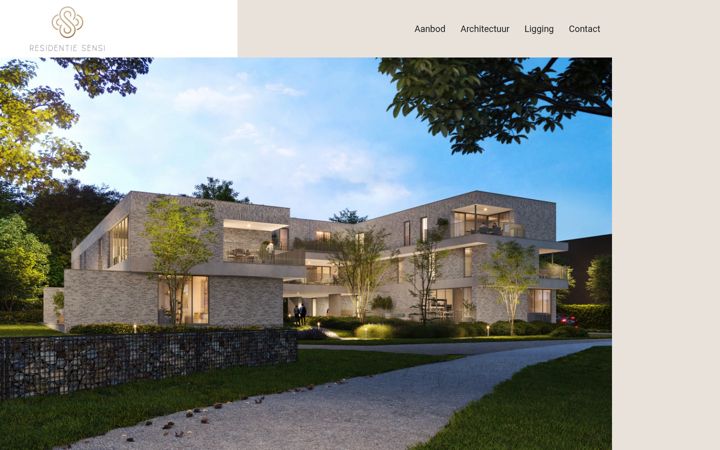 Screenshot of residentie-sensi.be
