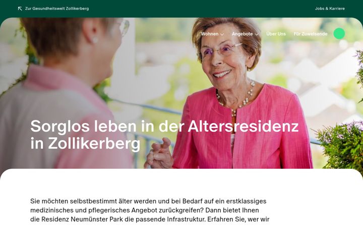 Screenshot of residenz-neumuenster-park.ch