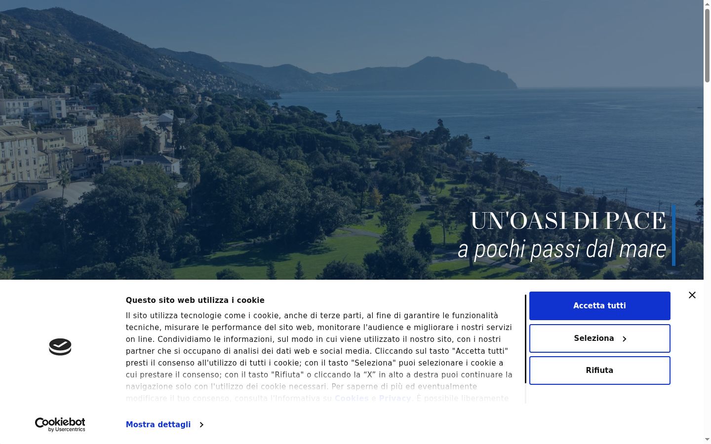 Captură de ecran a bannerului de consimțământ afișat înainte de orice interacțiune