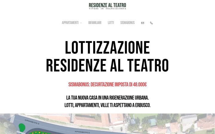 Screenshot of residenzealteatro.it