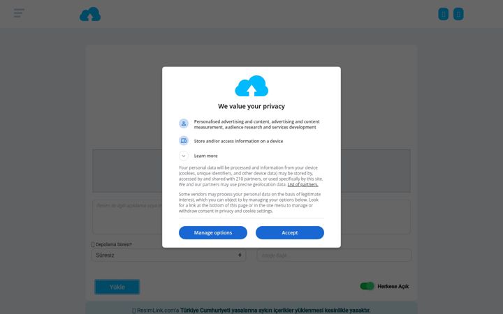 Captură de ecran a resimlink.com