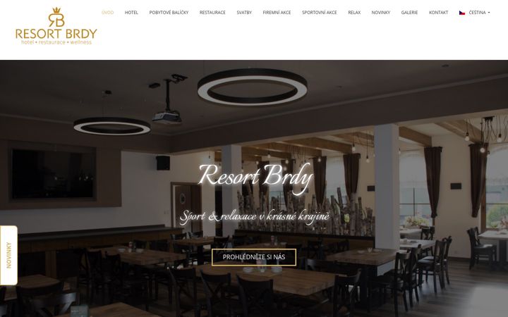 Screenshot of resortbrdy.cz
