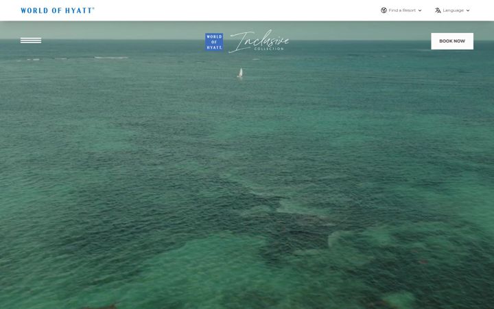 Screenshot of resortsbyhyatt.com