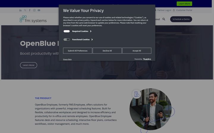 Screenshot of resourcescheduler.com