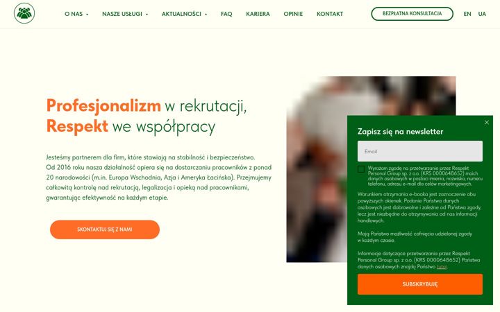 Skjermbilde av respektpersonal.pl