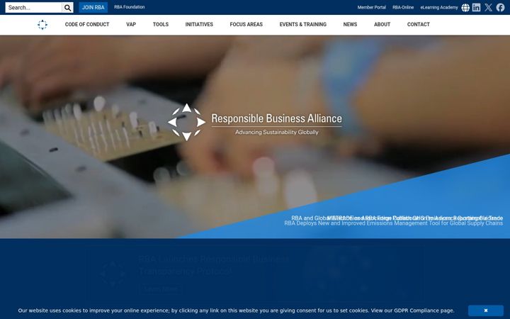 Screenshot of responsiblebusiness.org