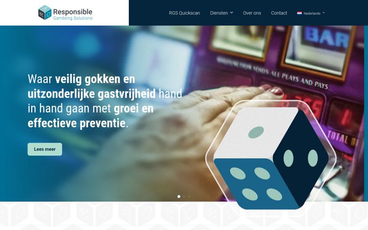 Posnetek zaslona responsiblegamblingsolutions.nl
